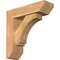 Ekena Millwork Imperial Slat Smooth Bracket w/ Offset Brace, Western Red Cedar, 5 1/2"W x 18"D x 18"H BKT0604X18X18IMP06SWR - alternate 1
